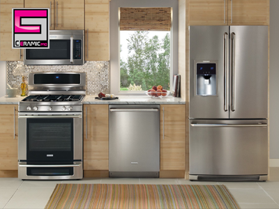 Ceramic Pro protective coating for stainless steel appliances